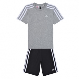 TrainingspakadidasEssentials3-StripesTeeandShortsSet