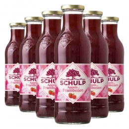 SchulpAppelFrambozensapAmbachtelijk6x075liter