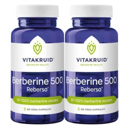 GratisVerzending2xVitakruidBerberine500Rebersa60vegacapsules