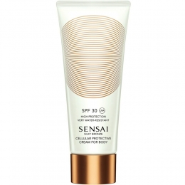 SensaiSilkyBronzeCellularProtectiveBodyCreamSPF30150ml