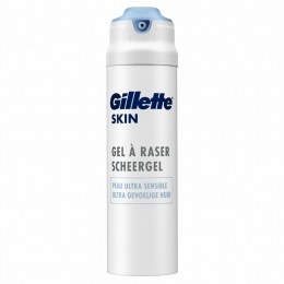 6xGilletteSkinScheergelUltraGevoeligeHuid200ml