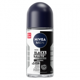 NIVEAMenDeodorantRollerInvisibleforBlackWhite50ml