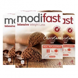 3xModifastIntensiveReepMelkChocolade6x31gr