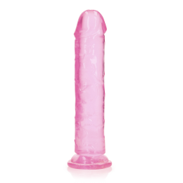 RealRockCrystalClearDildo23cmTransparant