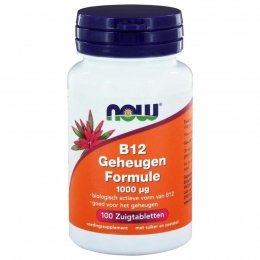 GratisVerzendingNOWGeheugenformuleB121000mcg100zuigtabletten