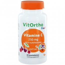 GratisVerzendingVitorthoVitamineC250Kind60kauwtabletten