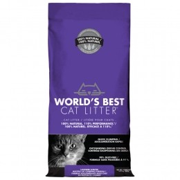 WorldsBestCatLitterKattenbakvullingLavender127kg