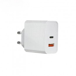 Snelladeroplader45WmetUSB-AenUSB-Cpoort30W15W