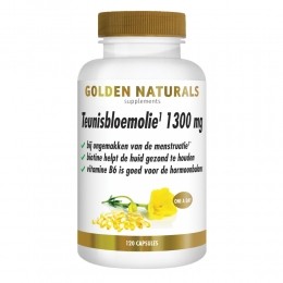 GratisVerzending2xGoldenNaturalsTeunisbloemolie1300mg120softgels