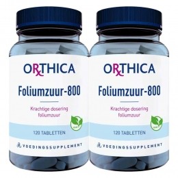 GratisVerzending2xOrthicaFoliumzuur-800120tabletten