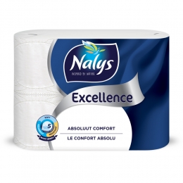NalysExcellenceMaxi-VelToiletpapierInPapierenVerpakking5-Laags6stuks