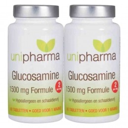 2xUnipharmaGlucosamineFormule1500mg60tabletten