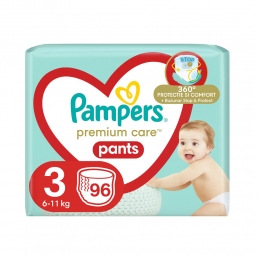 PampersPremiumCareLuierbroekjeMaat36-11kg96stuks