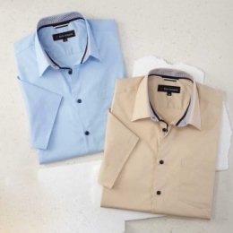 Stretch-overhemdmetcontrasten