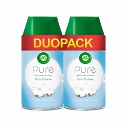 3xAirWickFreshmaticAutomatischeSprayNavullingSoftCottonDuopack250ml