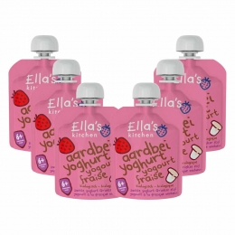 6xEllasKitchenYoghurtGriekseStijl6mAardbei90gr