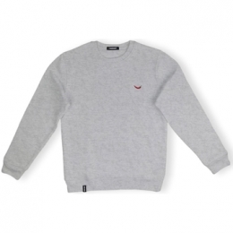 SweaterOrganicMonkeySweatshirtRedHot-Grey