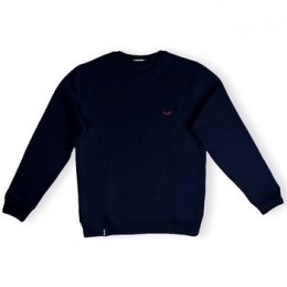 SweaterOrganicMonkeySweatshirtRedHot-Navy