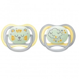 PhilipsAventFopspeenUltraAirNighttime18mndGlowintheDark2stuks