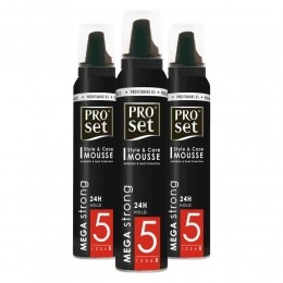 3xProsetHaarmousseMegaSterk250ml
