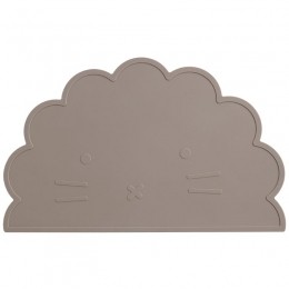 Dutsi-WelpjeSerie-SiliconenPlacemat-LeeuwenOntwerp-Taupe