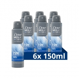 6xDoveDeodorantMenCareCoolFresh150ml