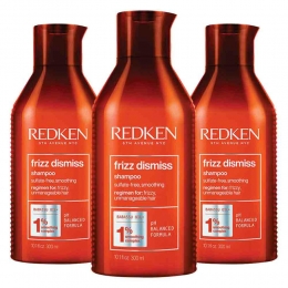 3xRedkenFrizzDismissShampoo300ml
