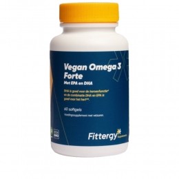 GratisVerzending2xFittergySupplementsVeganOmega3Forte60Softgels