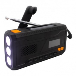 DAB-radiomethandmatigeopladerenzonne-energie