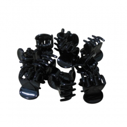 3xHairModeHaarklemmenMiniZwart10stuks