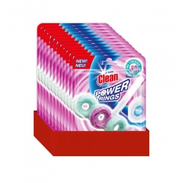 12xAtHomeToiletblokPowerRingsPureLavender40gr