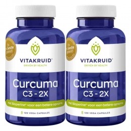GratisVerzending2xVitakruidCurcumaC3120vegacapsules
