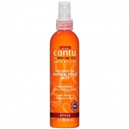 CantuSheabotervoorNatuurlijkHaarKokosolieGlansenFixatieSpray237ml