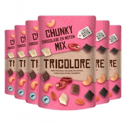 6xVerseKlassenotenChunkyChocoladeenNotenMixTricolore150gr