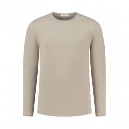 PurewhiteFlatKnittedShirt