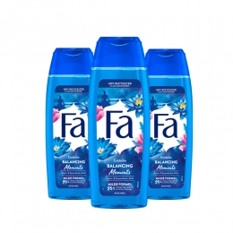 3xFaBalancingMomentsDouchegel250ml
