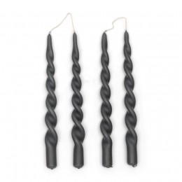 RiviraMaisonTwistedCandlesgedraaidedinerkaarskaarsensetswirlkaarsen4stuks