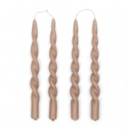 RiviraMaisonTwistedCandlesgedraaidedinerkaarskaarsensetswirlkaarsen4stuks
