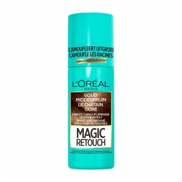 3xLOralMagicRetouchUitgroeisprayGoudMiddenbruin75ml