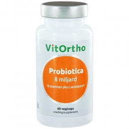 GratisVerzending2xVitorthoProbiotica8Miljard60vegacapsules