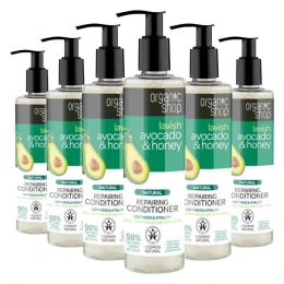 6xOrganicShopConditionerAvocadoHoney280ml