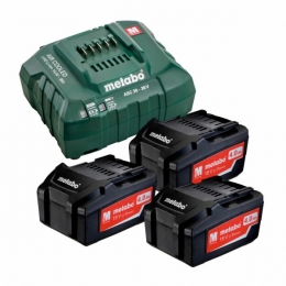 Metabo68504900018VLi-IonAccuStarterset3x40AhLader