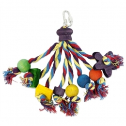 HappyPetSpeelgoedPapegaaiCarnivalAssorti22x11x11cm