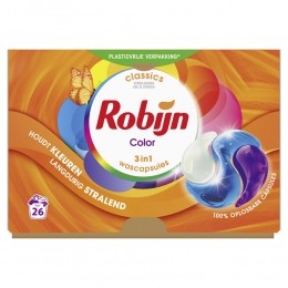 RobijnWascapsules3-in-1Color26stuks