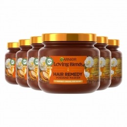 6xGarnierLovingBlendsArgan-enCameliaolieHaarmasker340ml