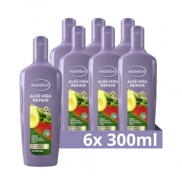 6xAndrlonShampooAloeVeraRepair300ml