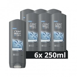 6xDoveDouchegelMenCareCleanComfort250ml