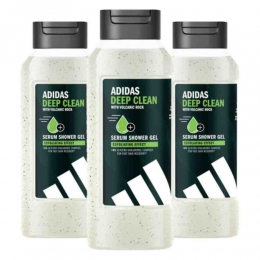 3xAdidasShowerGelActiveSkinMindDeepClean250ml