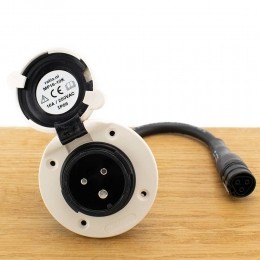 Walstroominvoerinlet16Akunststofmetsnoer