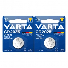 2xVartaLithiumCoinCR2025Blister